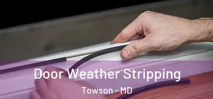 Door Weather Stripping Towson - MD