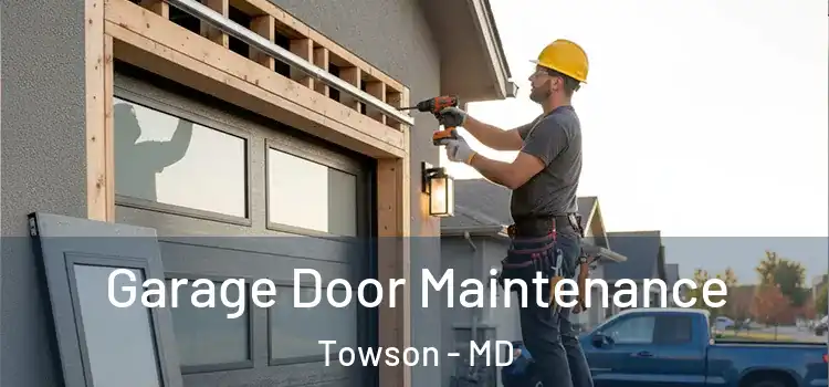 Garage Door Maintenance Towson - MD