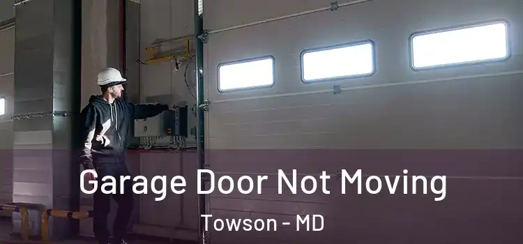  Garage Door Not Moving Towson - MD