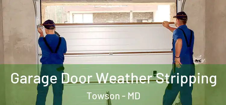  Garage Door Weather Stripping Towson - MD