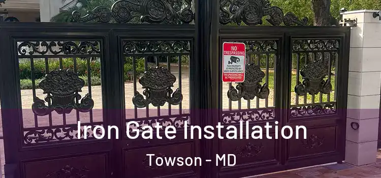 Iron Gate Installation Towson - MD